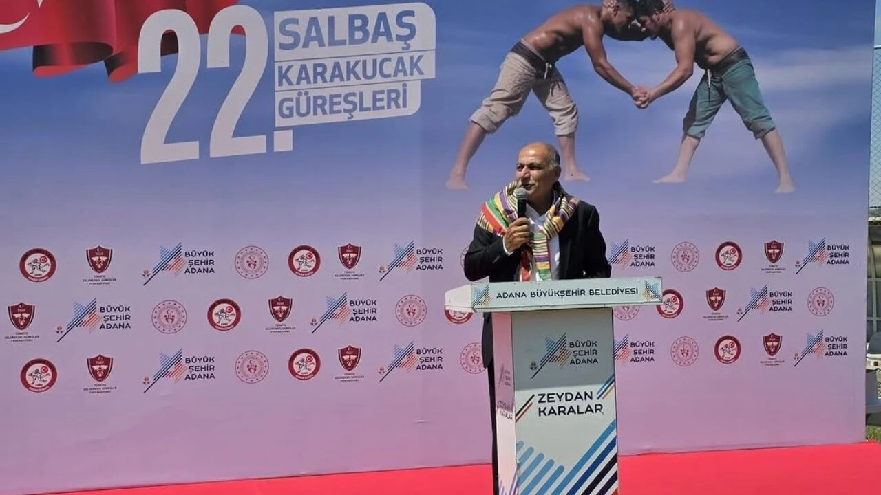 Erdinç Altıok, Salbaş Karakucak Güreş Şenlikleri’ne katıldı