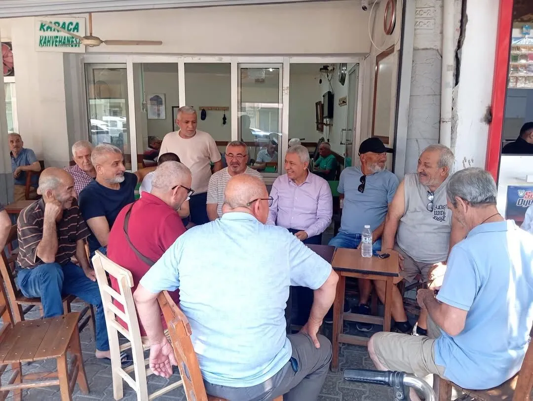 Orhan Sümer, Akıncılar’da parti emektarlarıyla buluştu