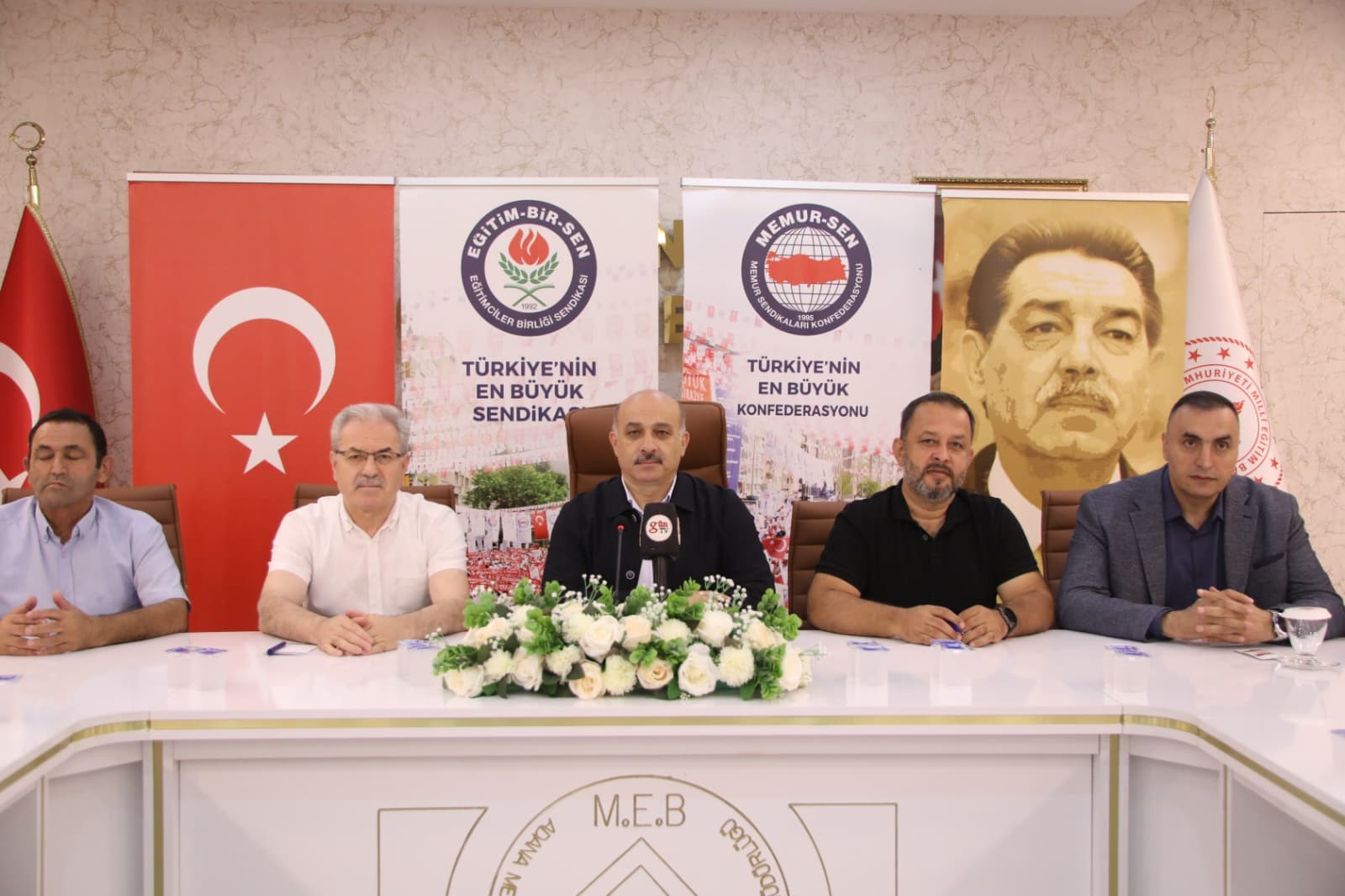 Eğitim-Bir-Sen Adana Şube Başkanı Mustafa Sarıgeçili: “12 yıldır rakipsiz sendikayız”