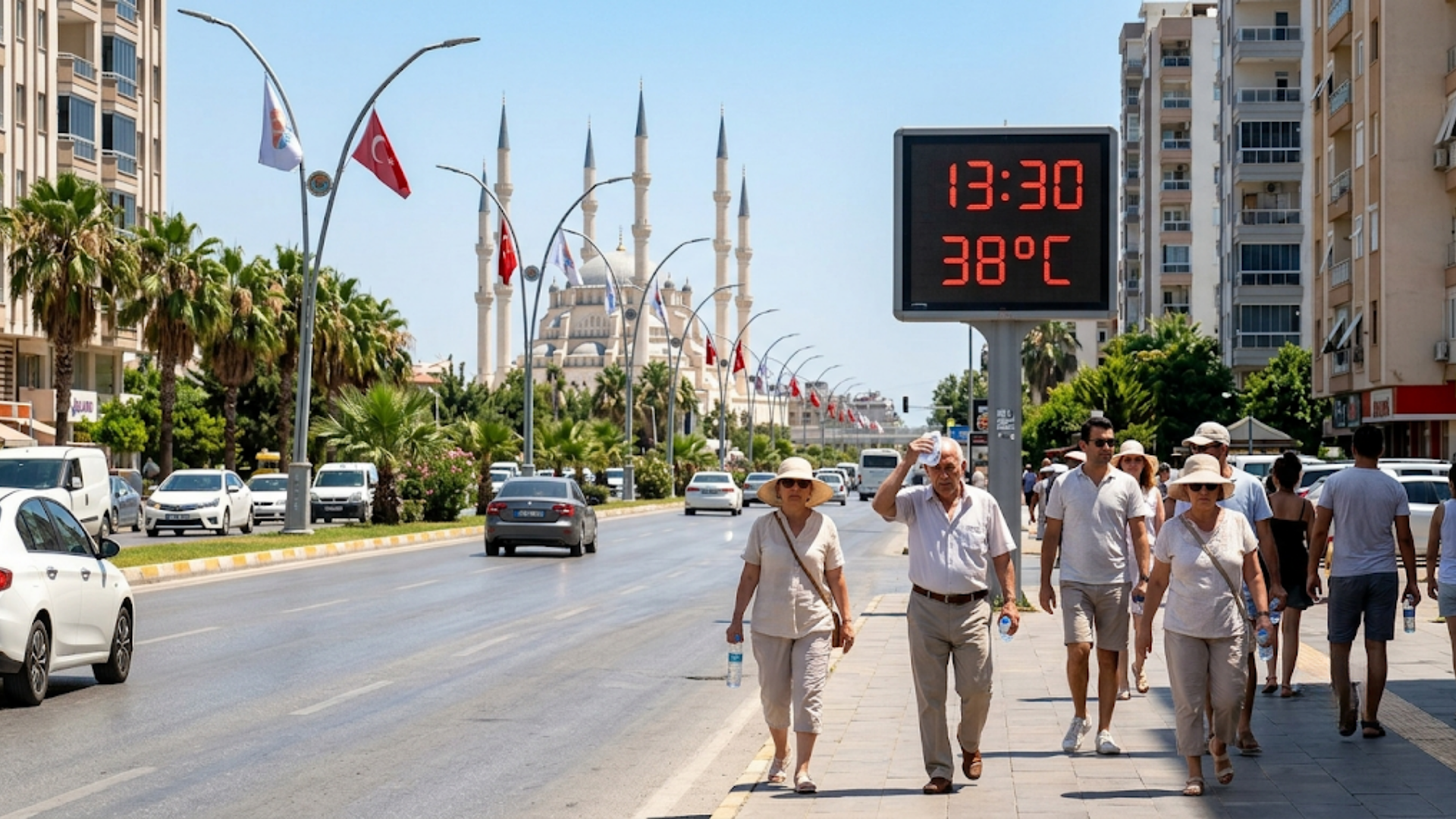 Adana’da bunaltıcı sıcaklar etkisini artıracak
