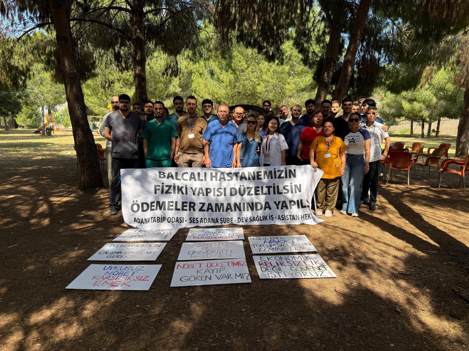 Balcalı Hastanesi’nde sağlık çalışanları işi bıraktı