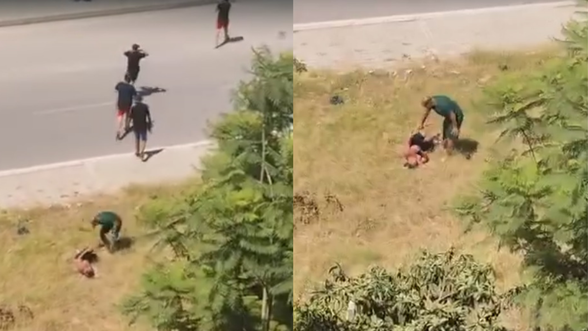 Sulama kanalına giren çocuğu babası kemerle dövdü