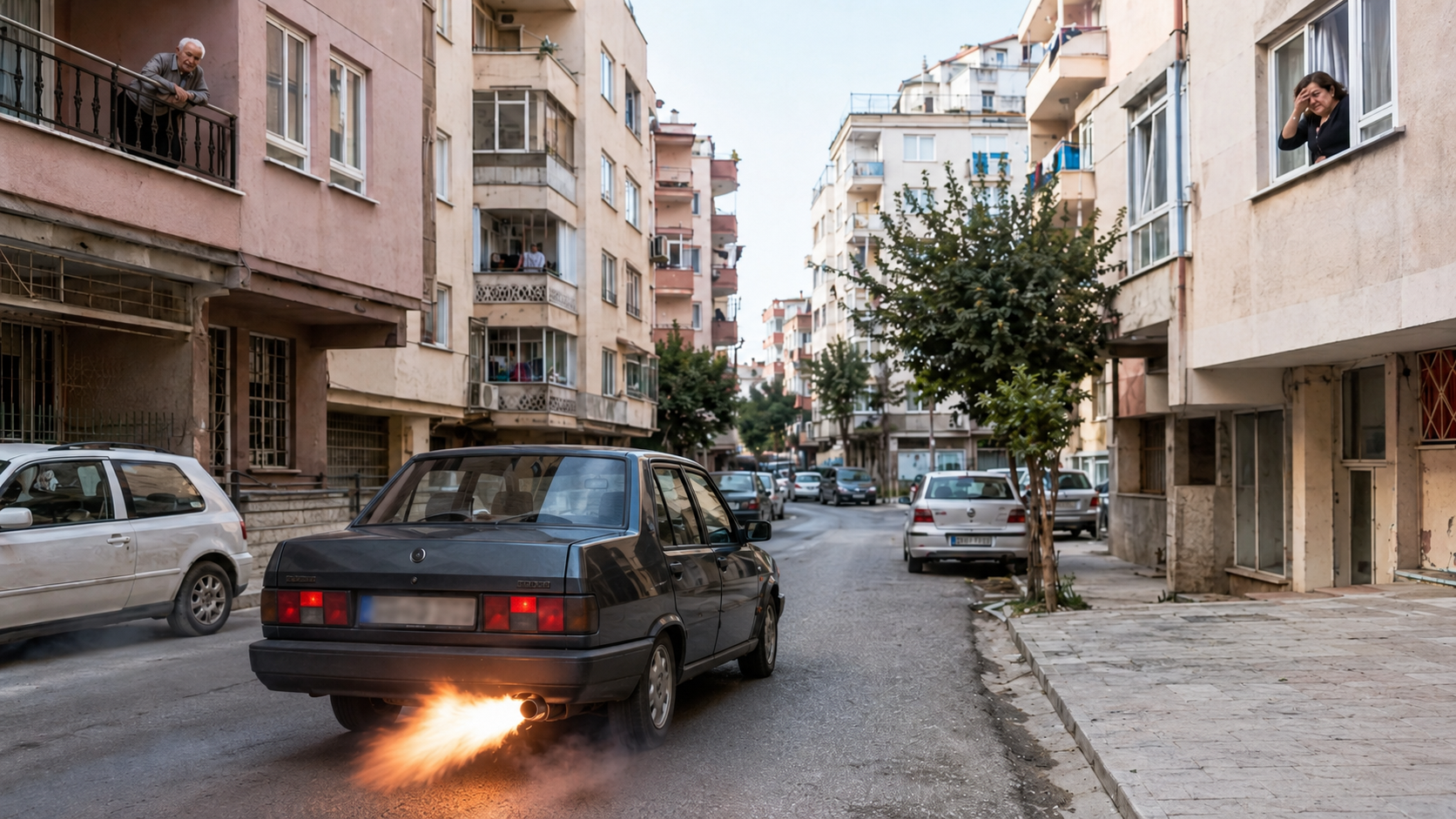 Adana’da egzoz gürültüsü mahalleliyi isyan ettirdi