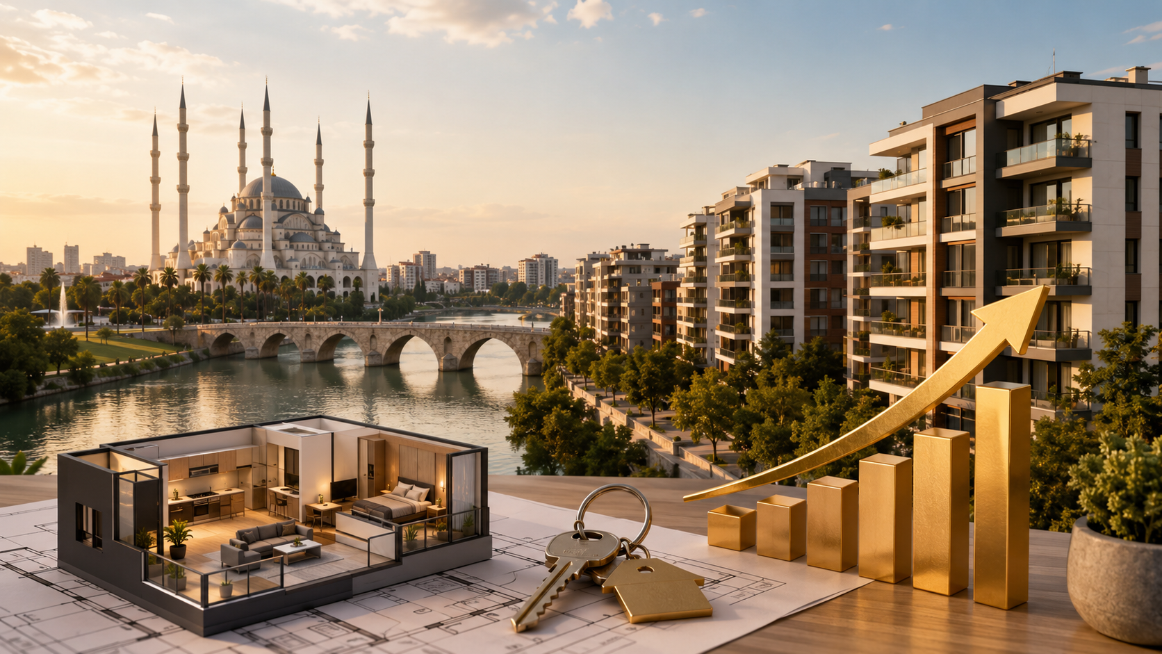 Adana daire yatırımında Türkiye’nin ilk 10 şehri arasında