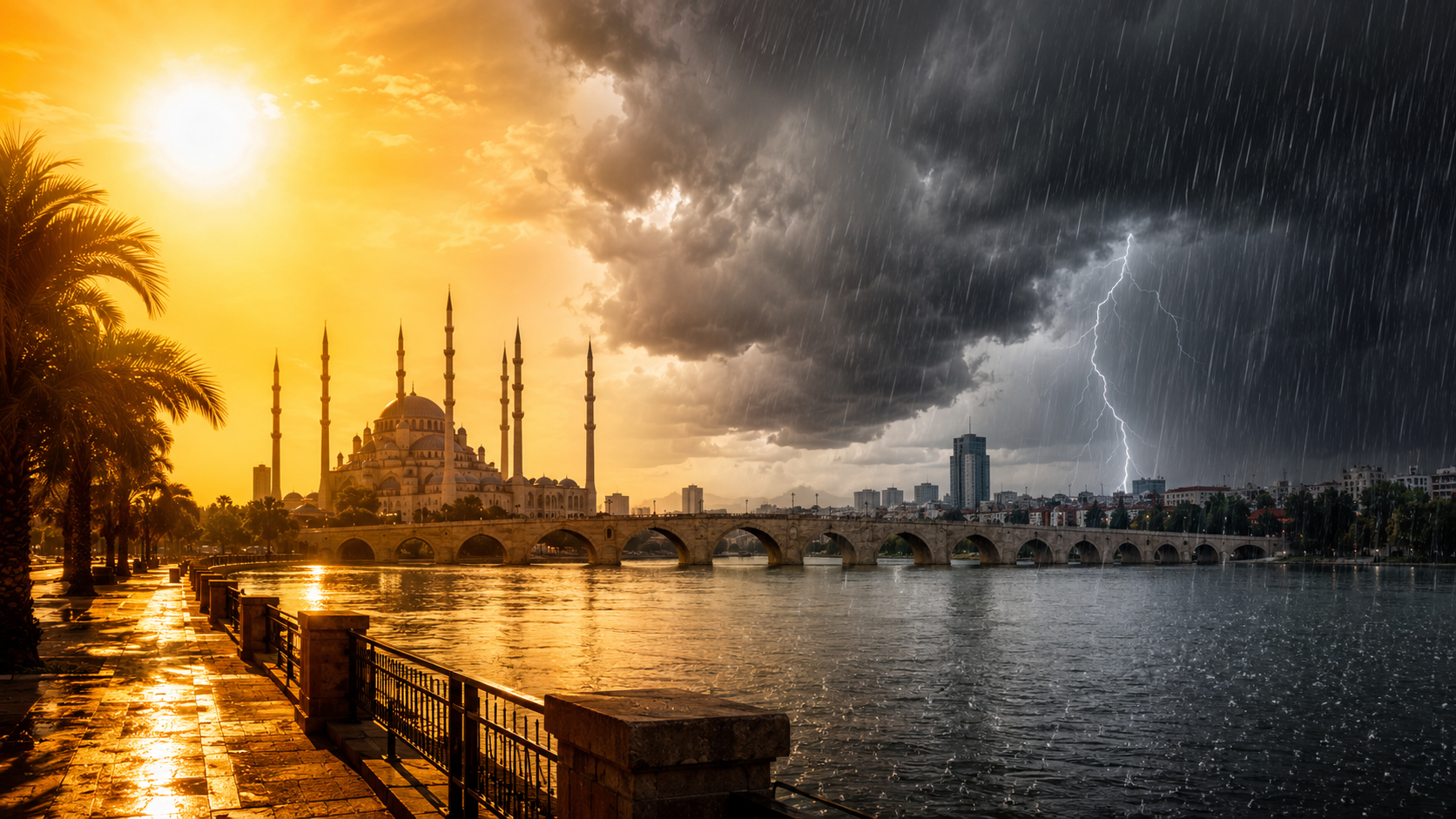 Adana’da sıcak hava yerini sağanağa bırakacak