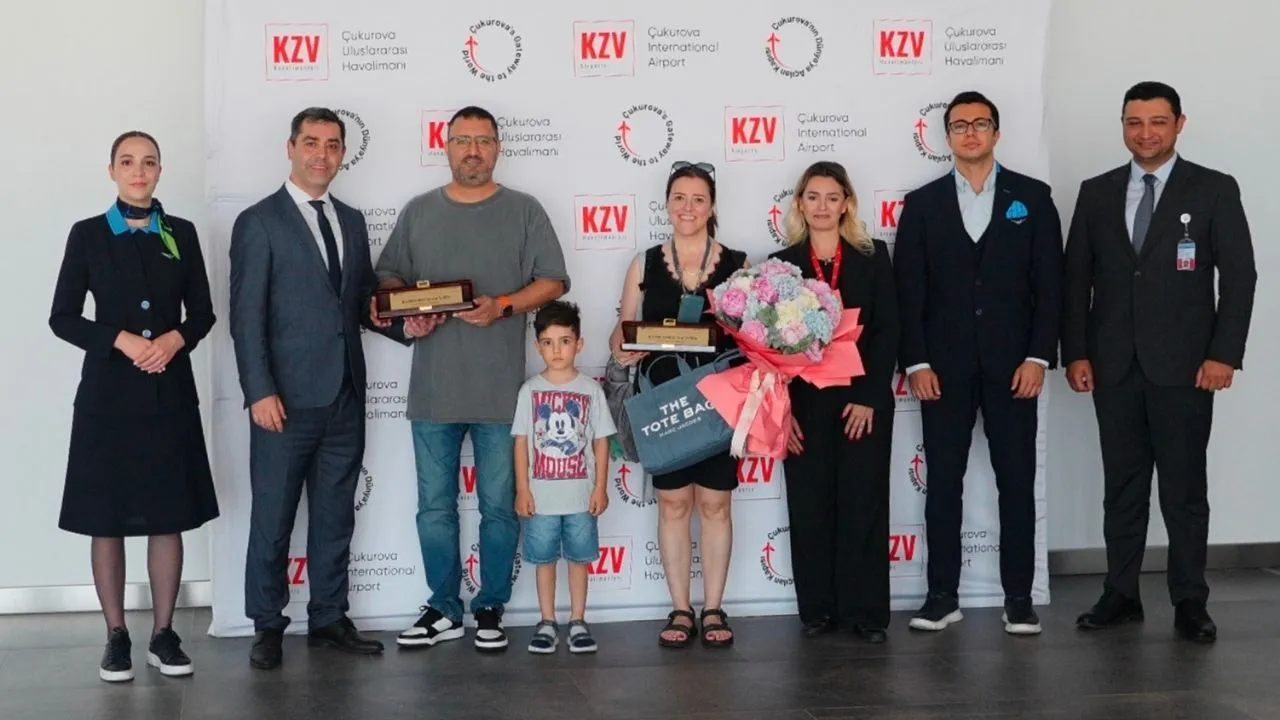 Çukurova Uluslararası Havalimanı 10 milyon yolcuya ulaştı