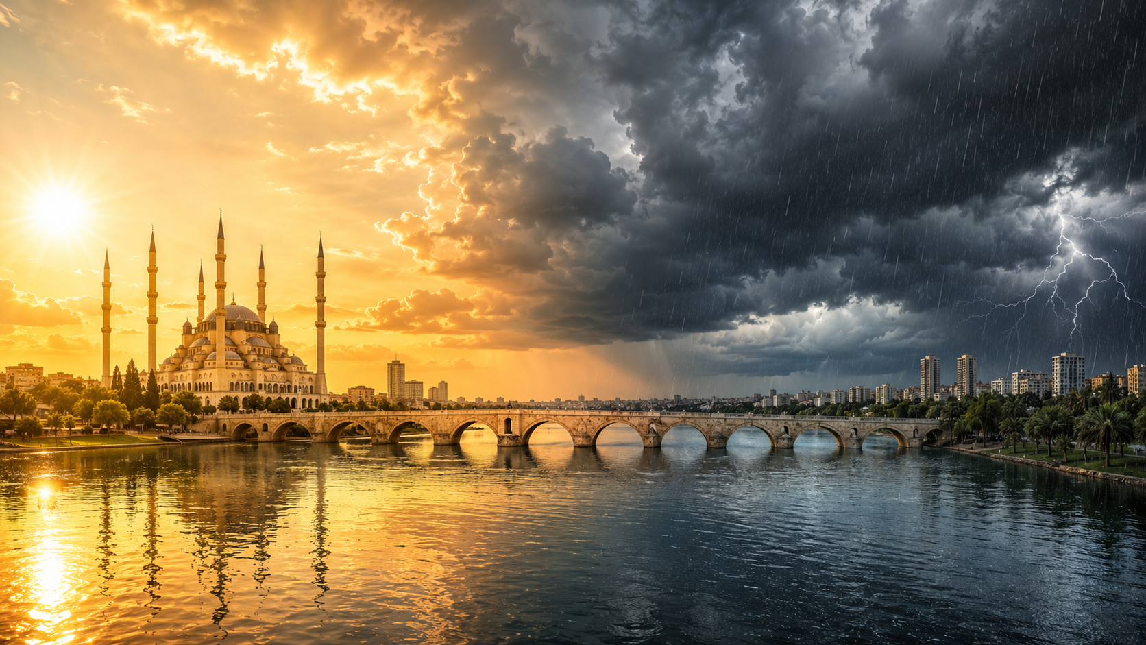 Adana'da sıcak hava yerini sağanağa bırakacak