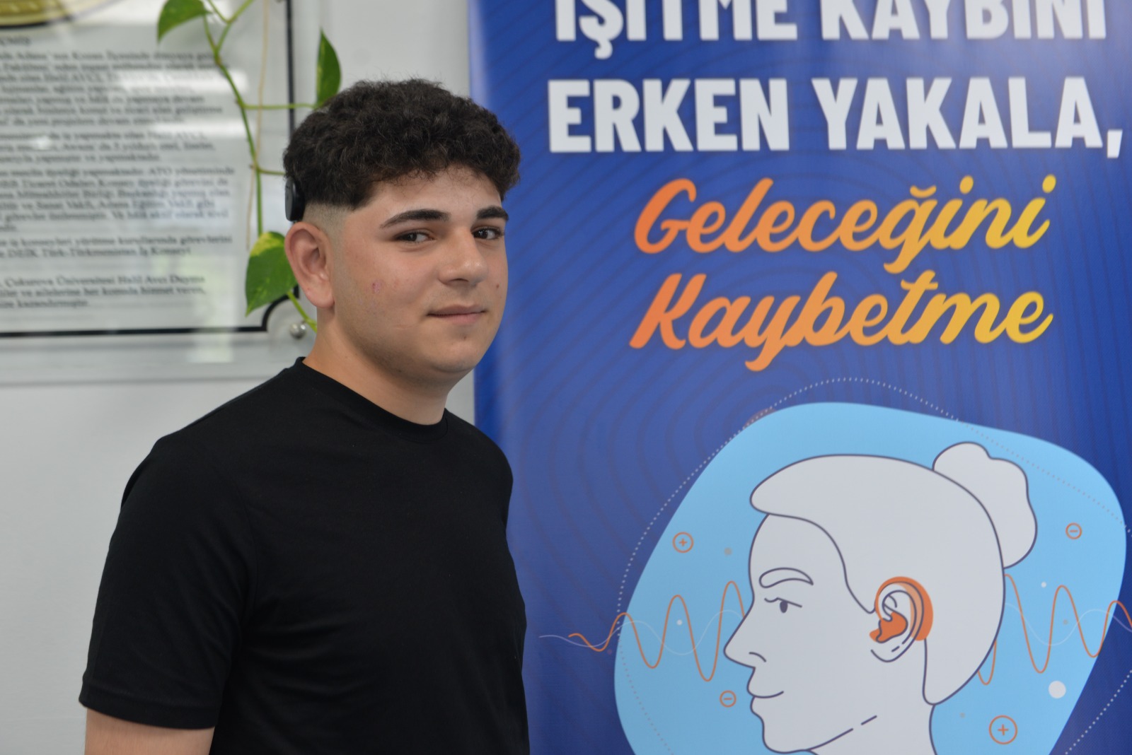Adana’da lise öğrencisi biyonik kulakla bir yıl sonra yeniden duymaya başladı