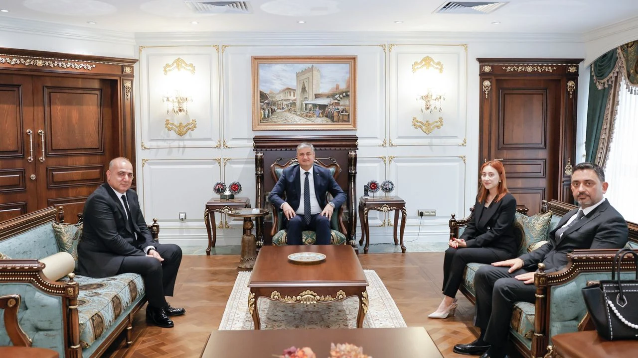 Vali Mustafa Yavuz, MHP Adana İl Başkanı Hakan Yıldırım’ı ağırladı