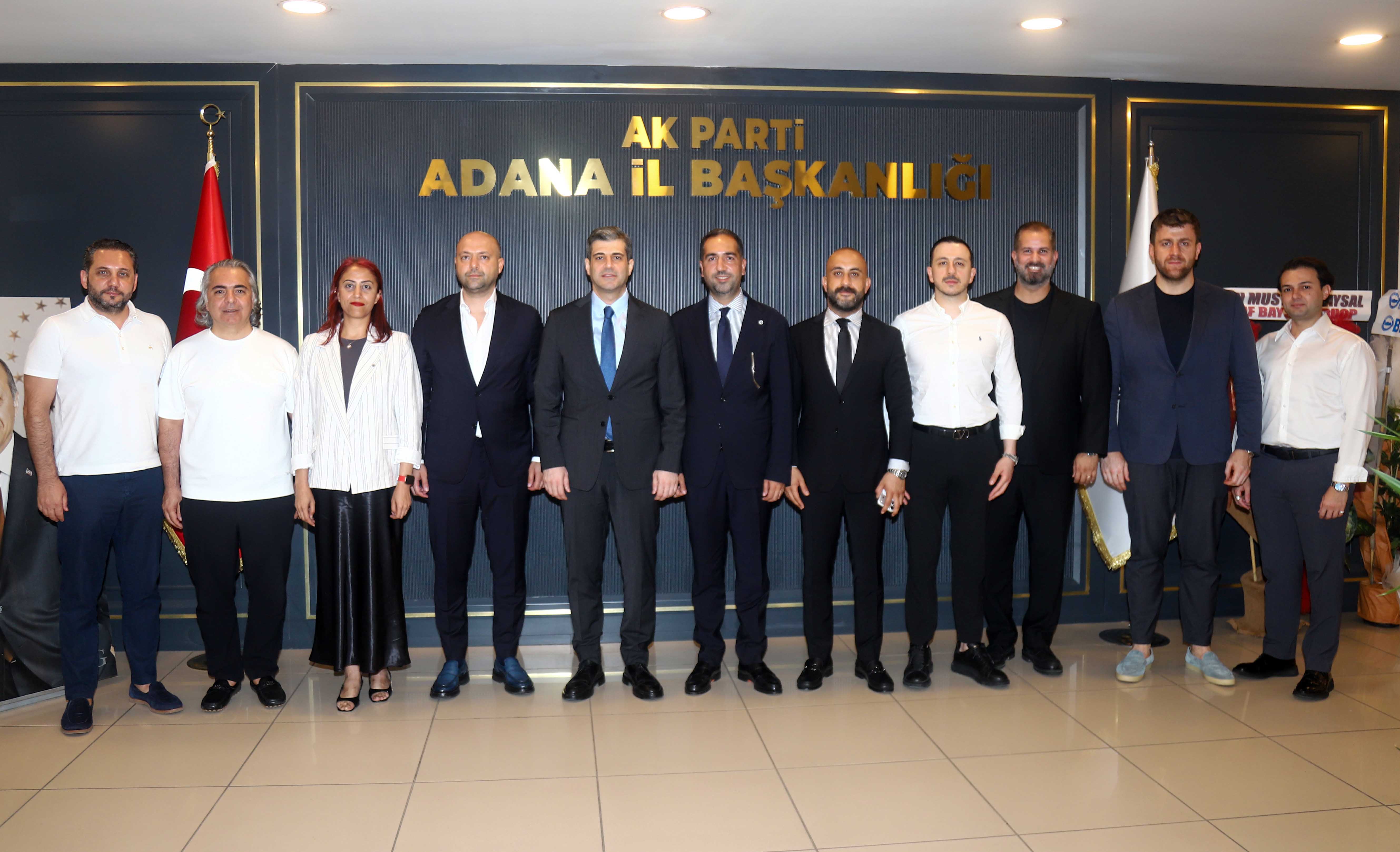 Çukurova GİAD’dan Mustafa Özkan’a hayırlı olsun ziyareti