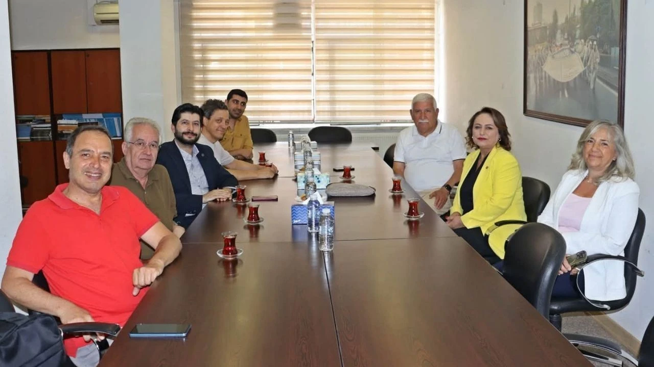 Müzeyyen Şevkin’den TMMOB yönetimine hayırlı olsun ziyareti
