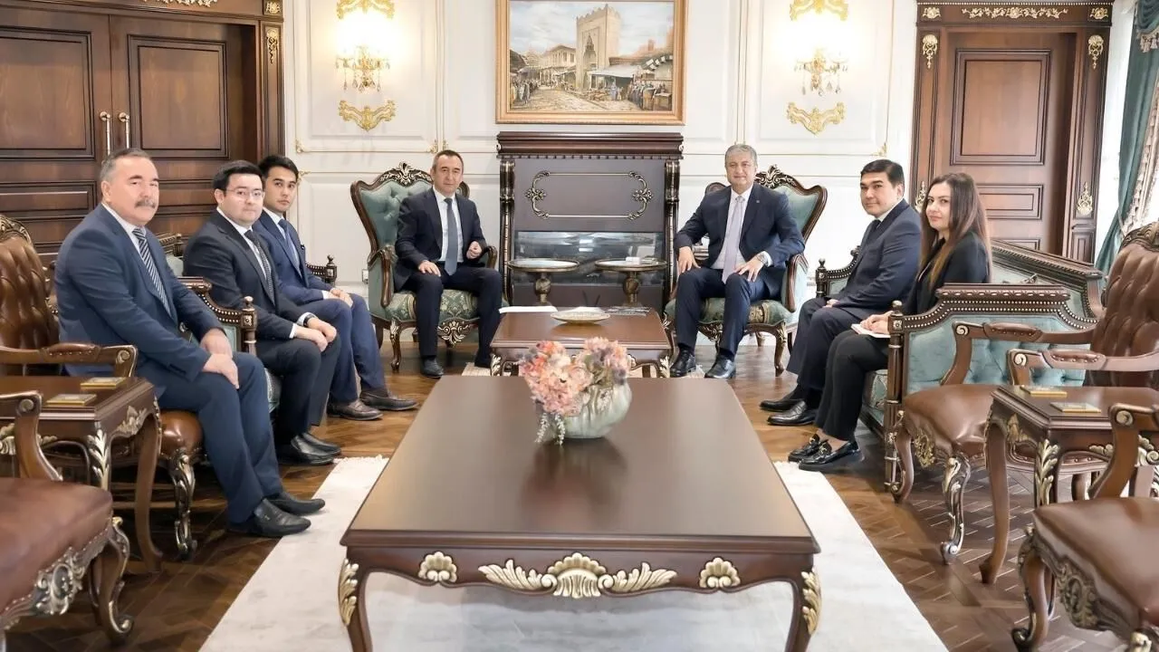 Vali Mustafa Yavuz, Büyükelçi Khaydarov’u ağırladı