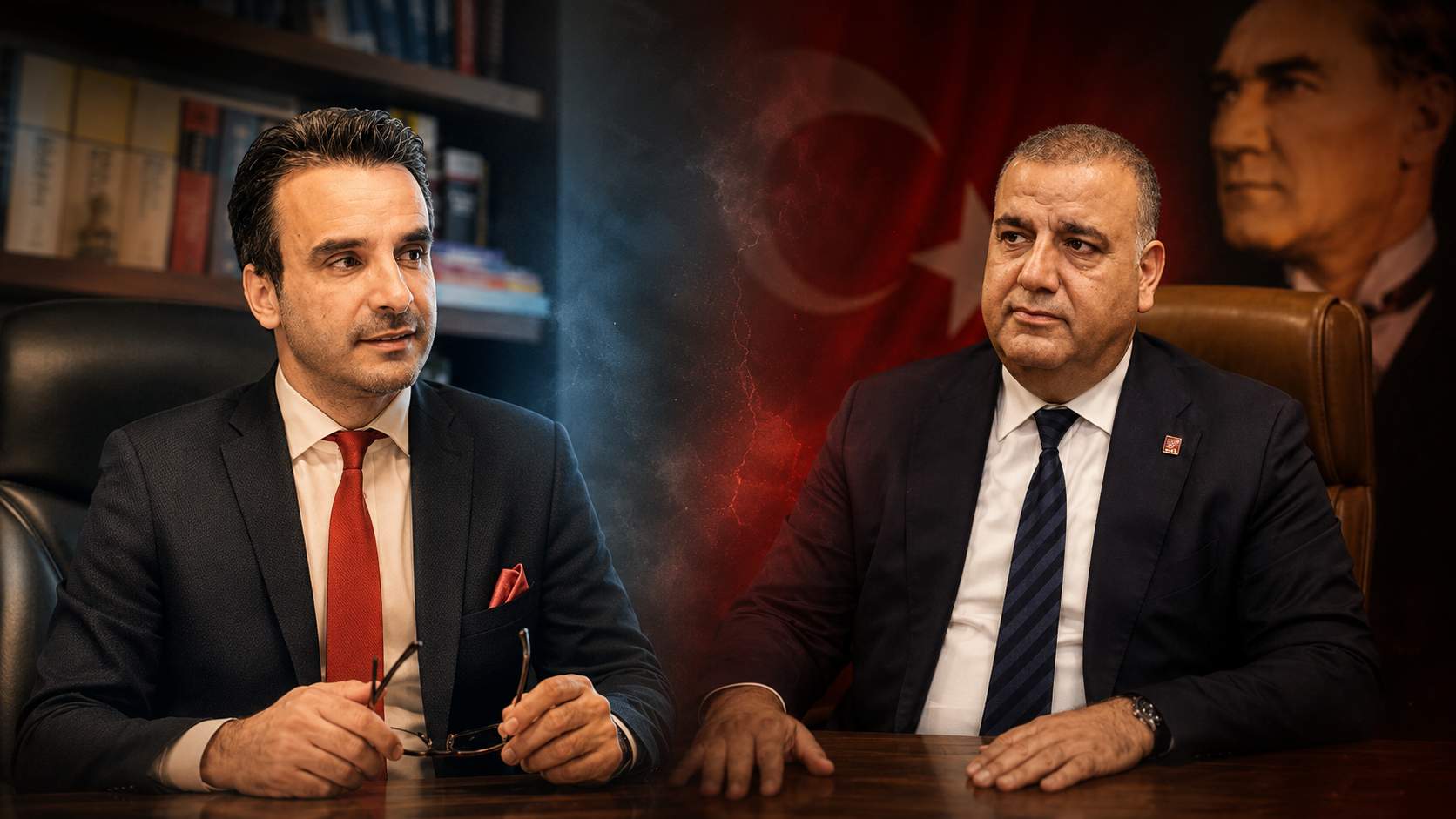 Özsoy, Bayram’la aynı kareye girmedi: “Benim gözümde kendisi AK Parti İl Başkanı gibi”