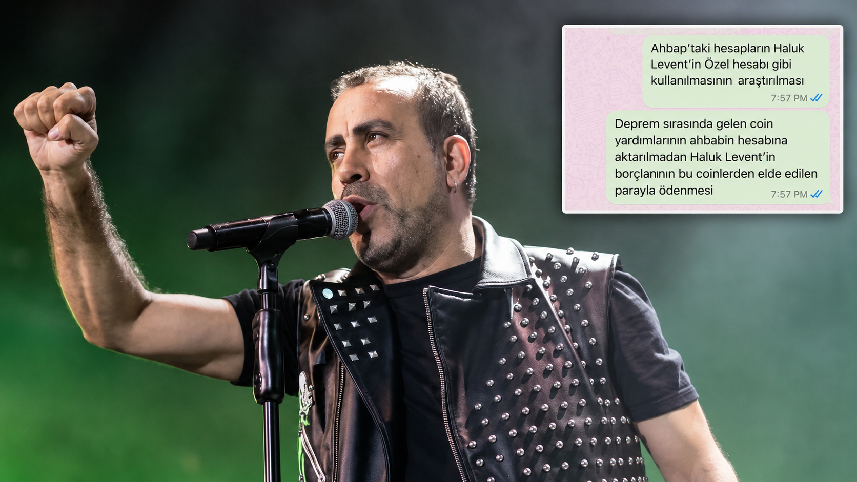 Haluk Levent hakkında sevgili ve borç para iddiası: WhatsApp mesajları ortaya çıktı