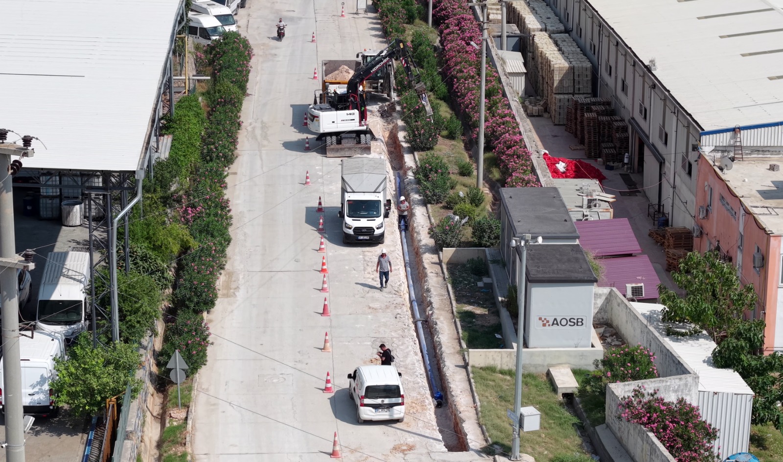 AOSB’de altyapı hamlesi: İçme suyu sistemi güçlendiriliyor