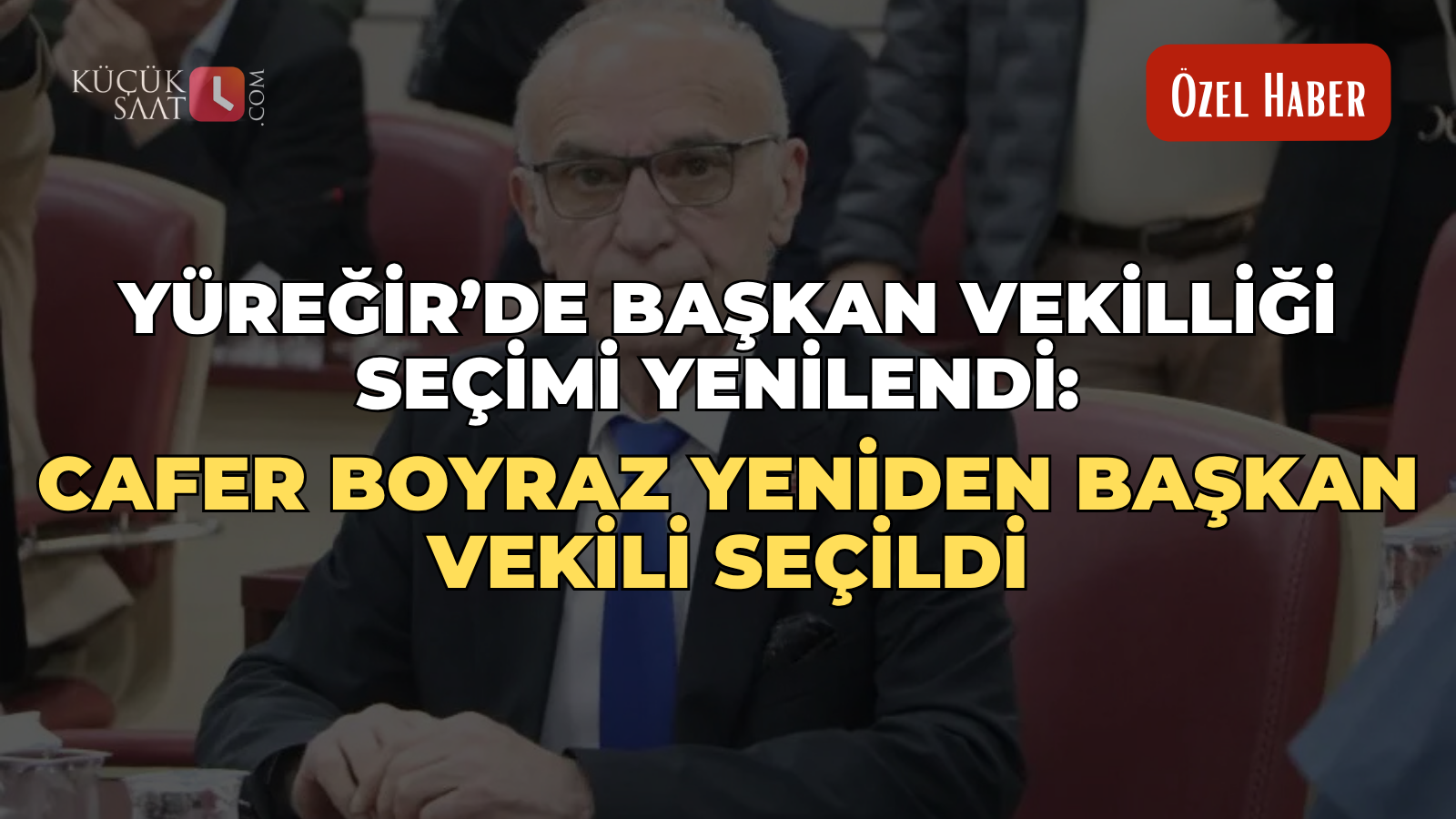 Yüreğir’de başkan vekilliği seçimi yenilendi: Cafer Boyraz yeniden başkan vekili seçildi