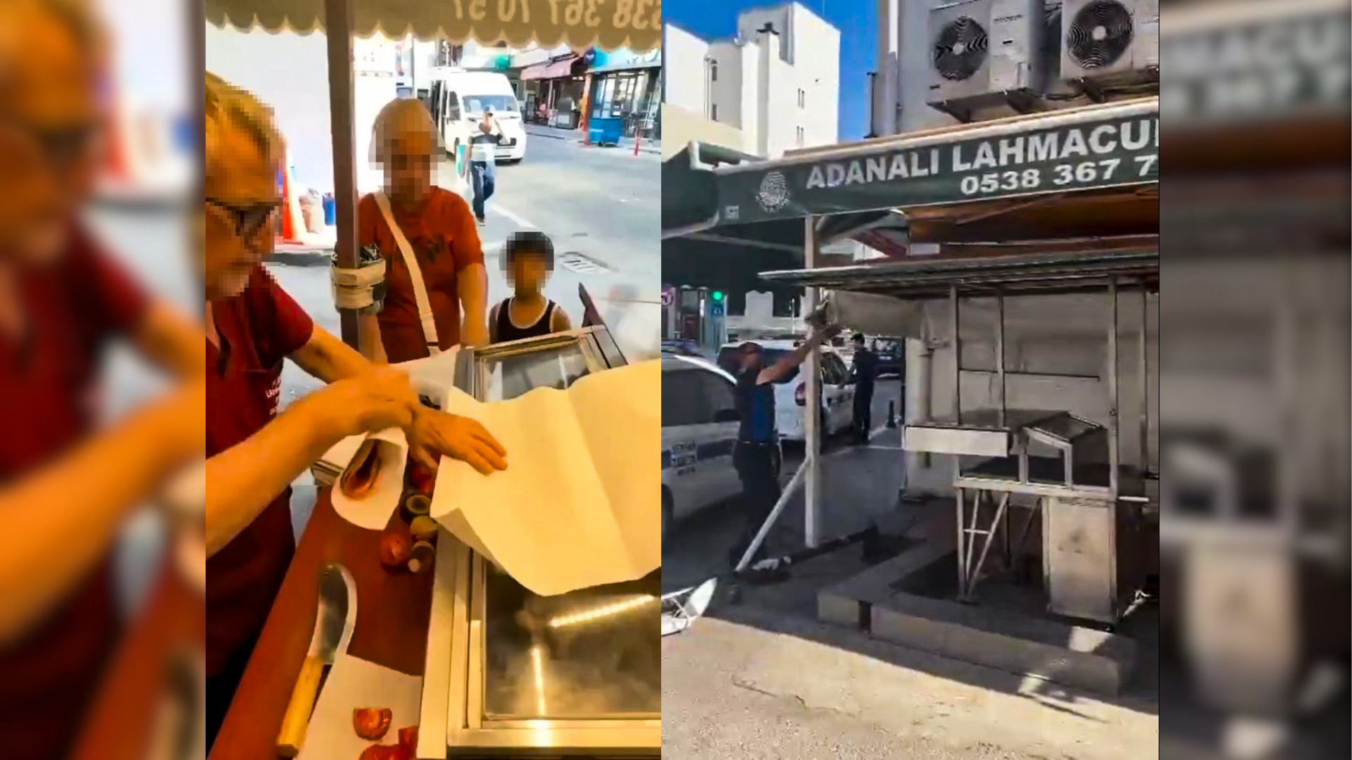 Sosyal medyada gündem olan Lahmacuncu Alİ Usta'nın tezgahı kaldırıldı