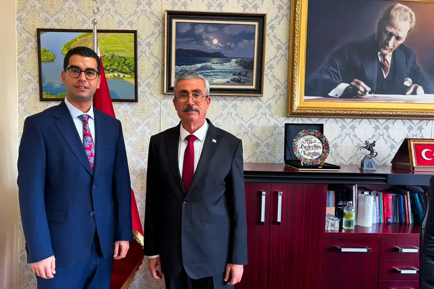 Kaymakam Ozan Onu’dan Karataş Belediyesine ziyaret