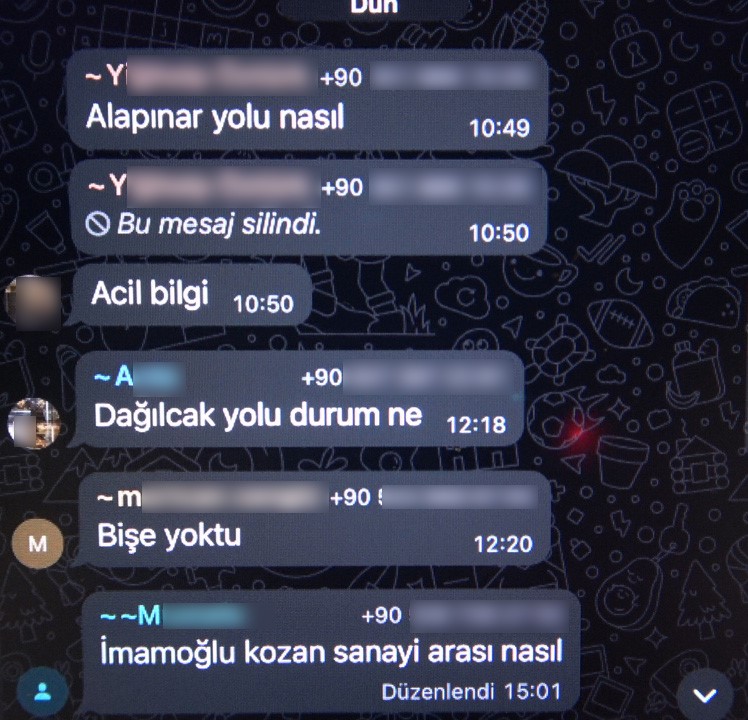 Kozan’da denetimden kaçmak için WhatsApp grubu kurdular