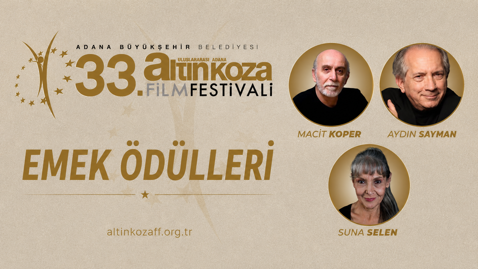 Uluslararası Adana Altın Koza Film Festivali’nde Orhan Kemal Emek Ödülleri’nin sahipleri belli oldu