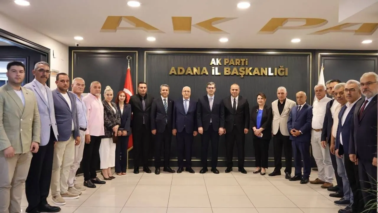 MHP Adana’dan AK Parti İl Başkanı Mustafa Özkan’a hayırlı olsun ziyareti