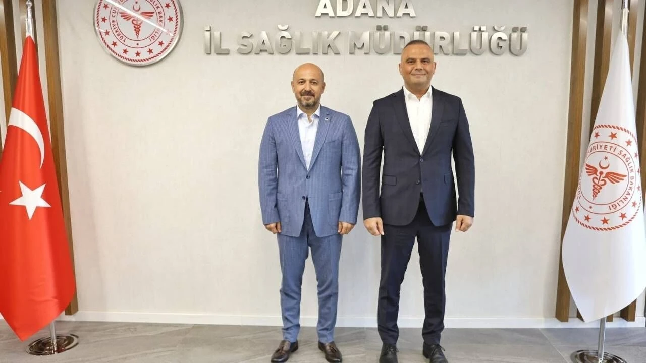Halil Nacar, Erdemli Devlet Hastanesi Başhekimi Deliktaş’ı ağırladı