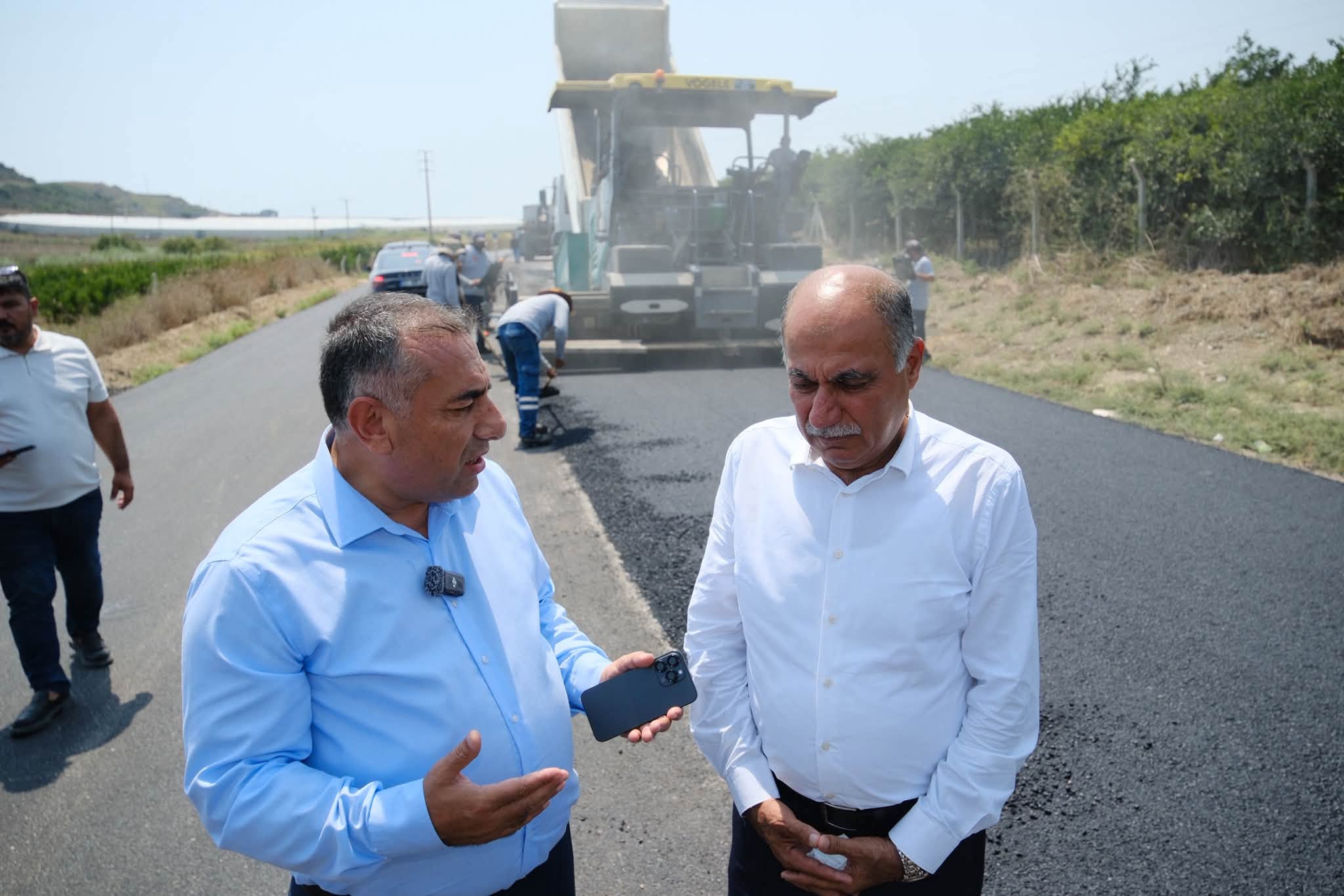 Yumurtalık'ta ulaşım ve altyapı çalışmalarına yakın takip