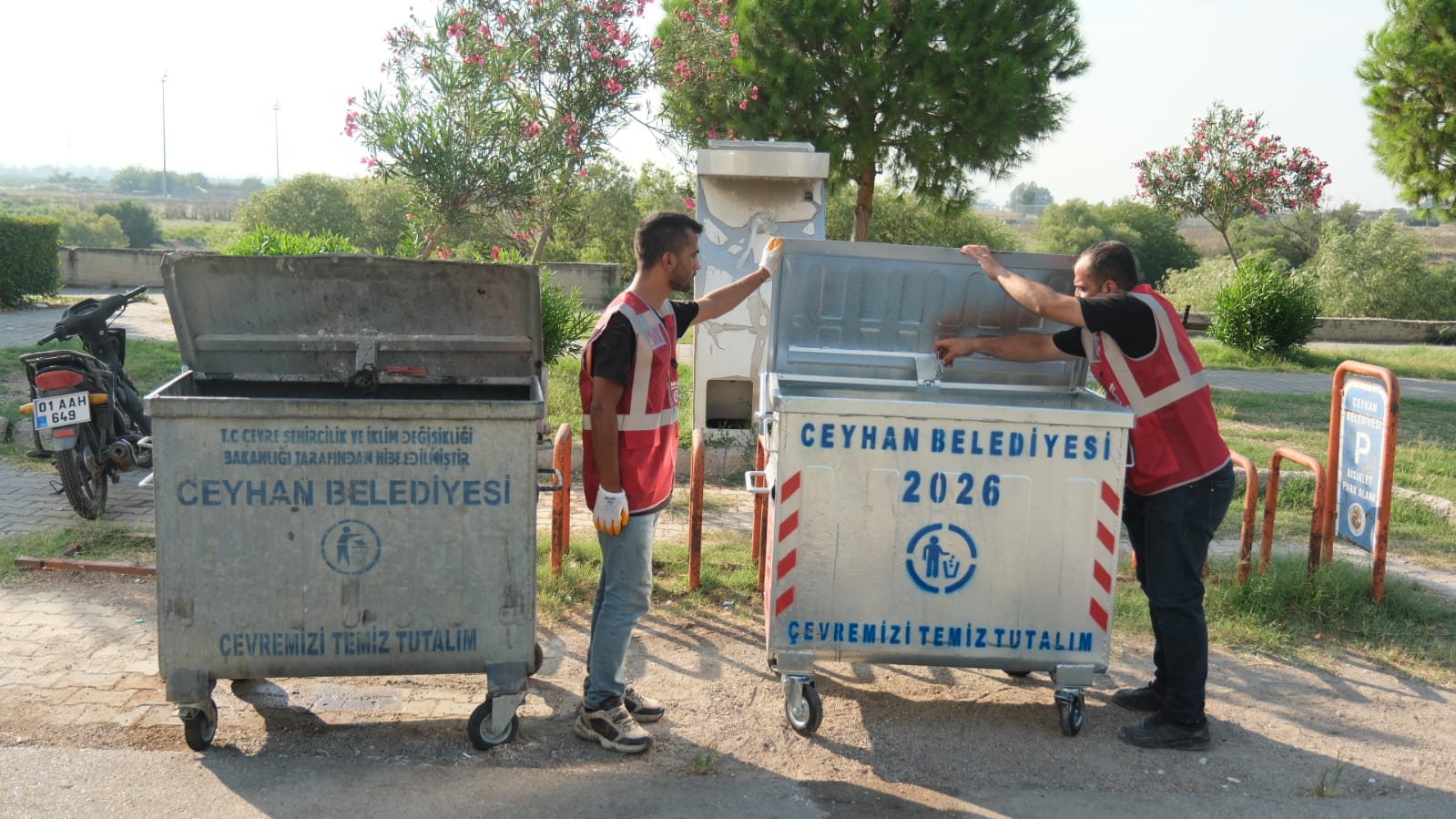 Ceyhan’da temizlik altyapısı güçleniyor: 110 yeni konteyner hizmete alındı