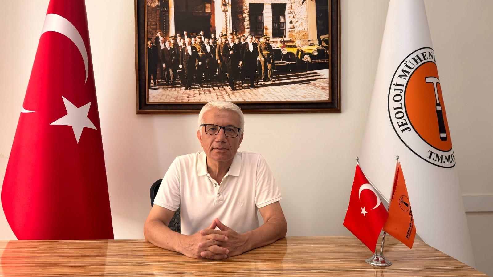 TMMOB Jeoloji Mühendisleri Odası Adana Şube Başkanı Dr. Mehmet Tatar: “Deprem doğa olayıdır, afet kader değildir”