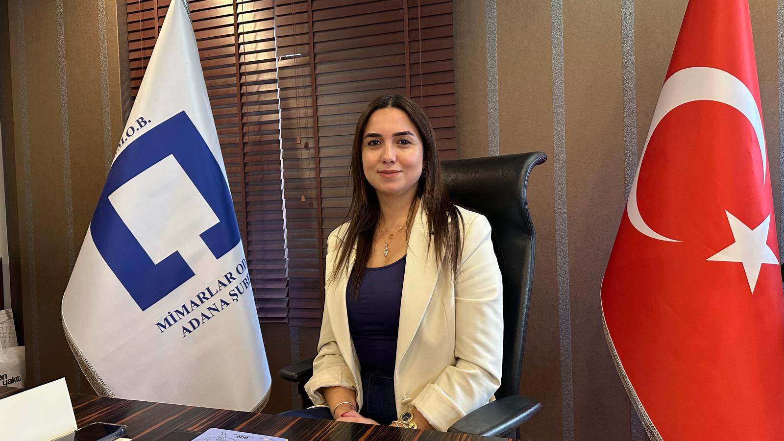 TMMOB Mimarlar Odası Adana Şube Başkanı Canan Aksu: “Deprem ülkenin birinci gündemi olmak zorunda”