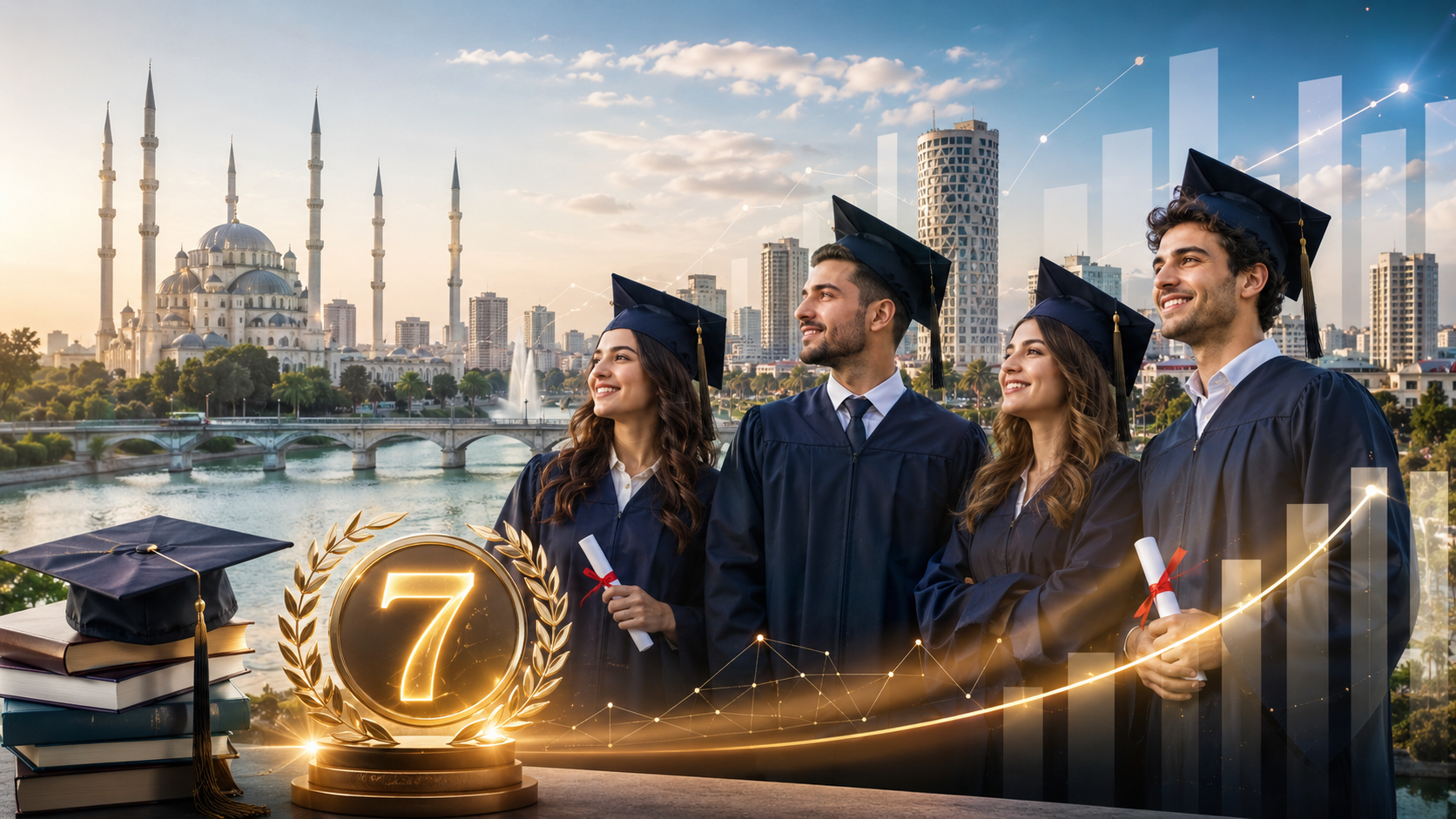 Adana yükseköğretim mezunu sayısında Türkiye’de 7’nci sırada