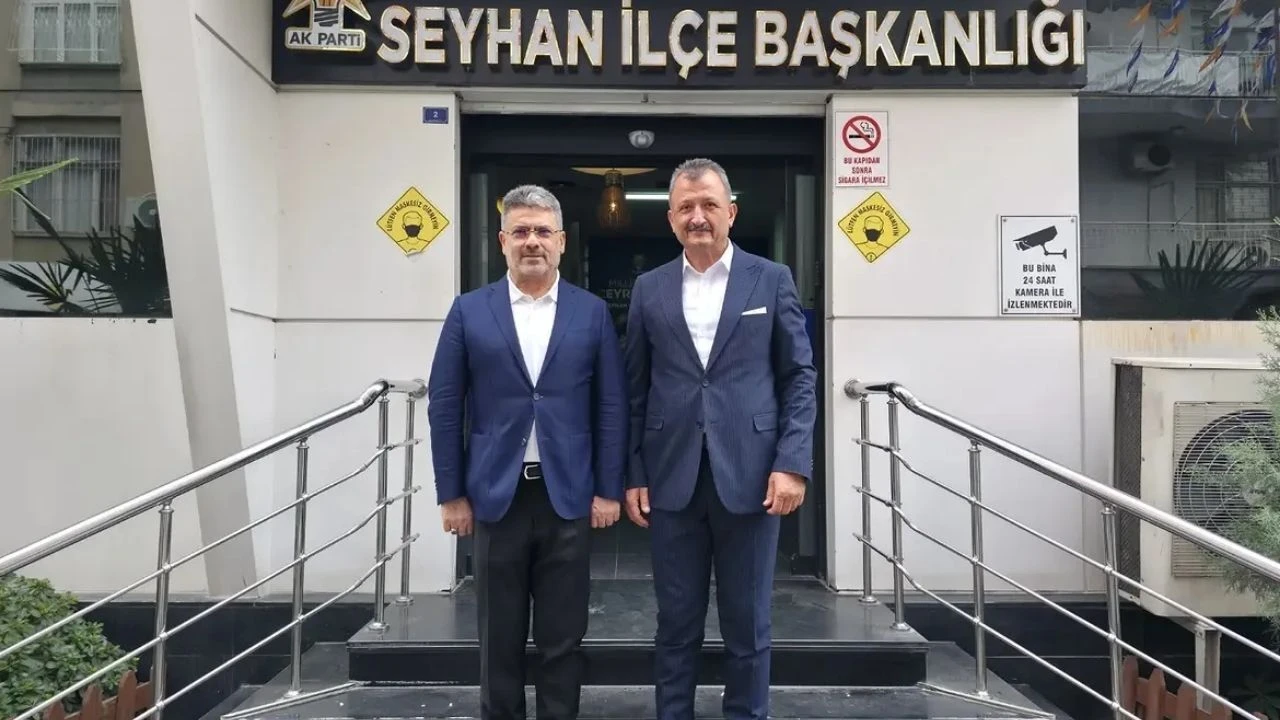 Faruk Aytek’ten AK Parti Seyhan İlçe Başkanlığına ziyaret