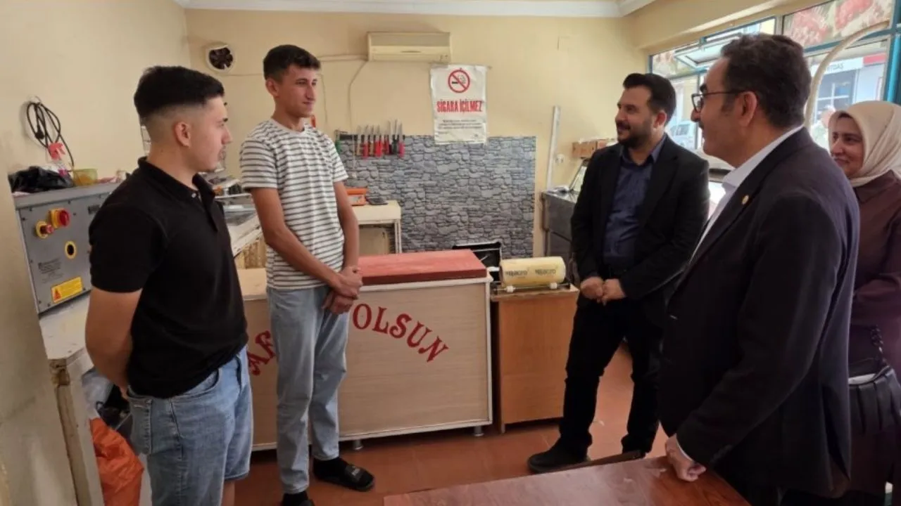 Abdullah Doğru’dan Saimbeyli esnafına ziyaret