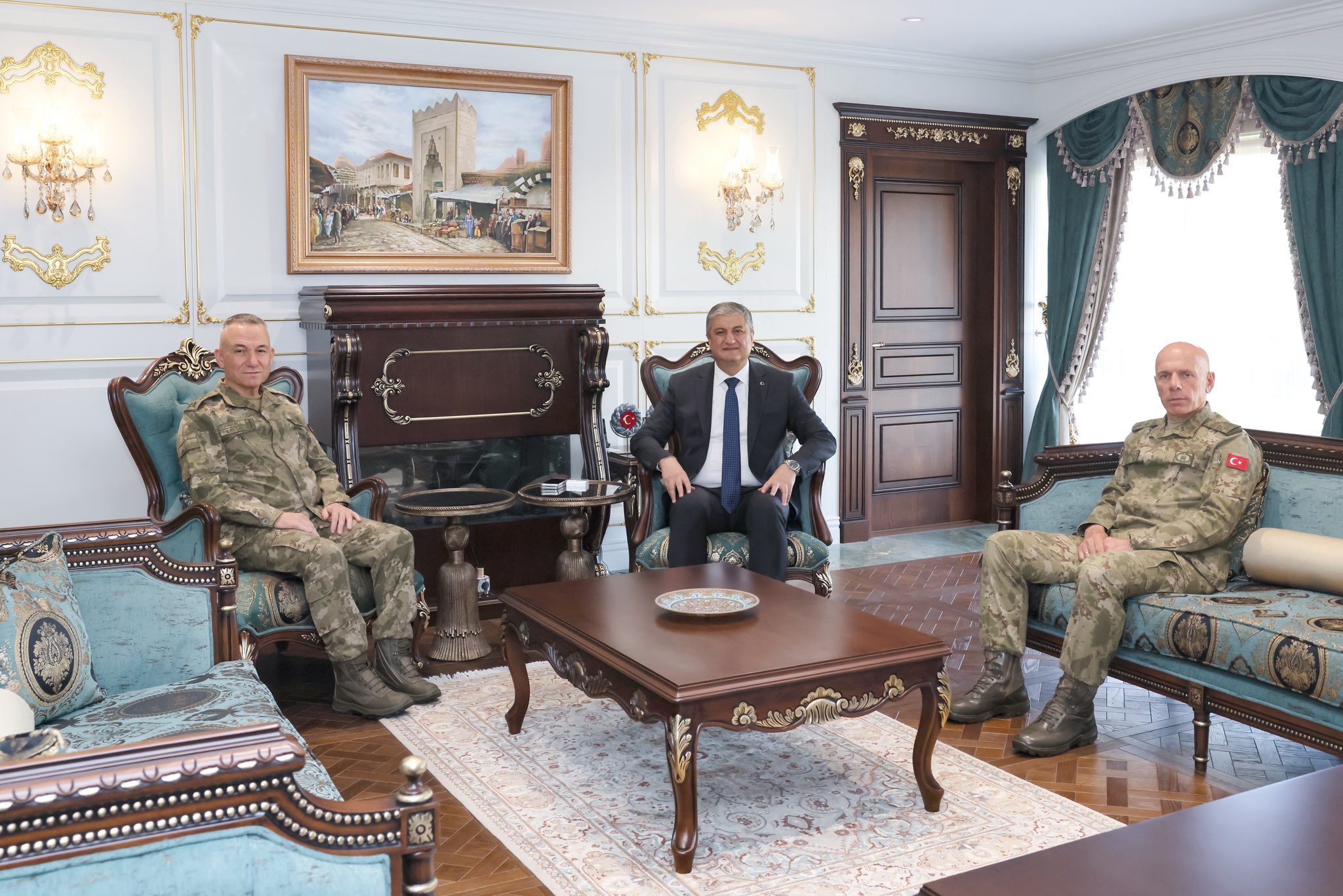 Vali Yavuz, Korgeneral Yaralı ve Kurumahmut’u ağırladı