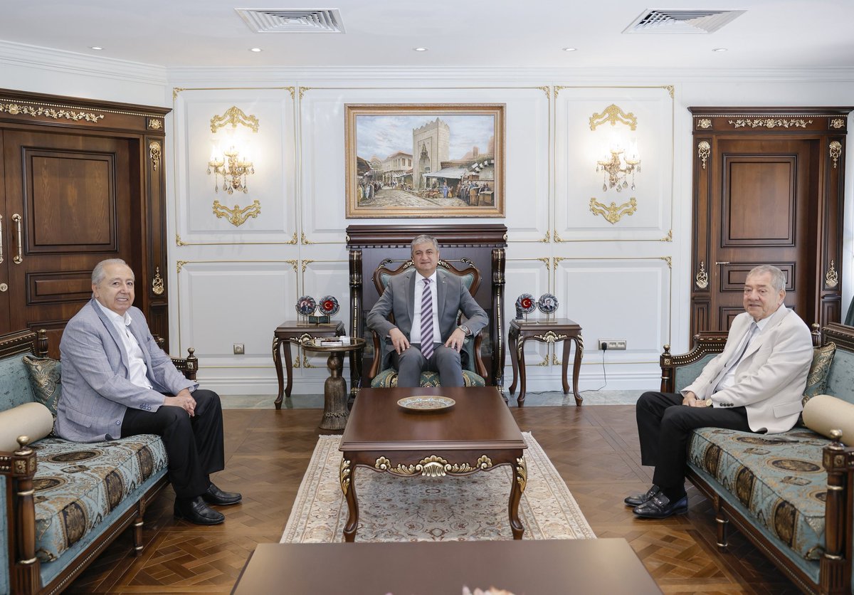 Vali Mustafa Yavuz, Edip Gülnar ve Turhan Demirdal’ı ağırladı