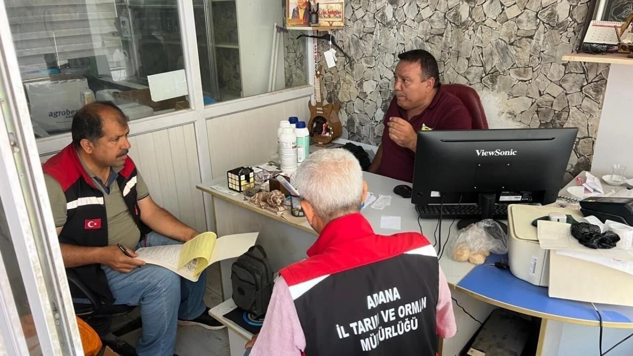 Kozan’da bitki koruma ürünü bayilerine B Reçete denetimi