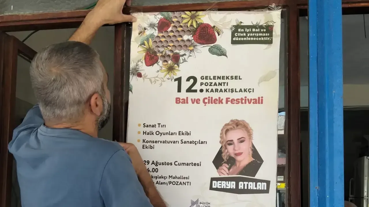 Pozantı’da 12. Bal ve Çilek Festivali için hazırlıklar tamamlandı