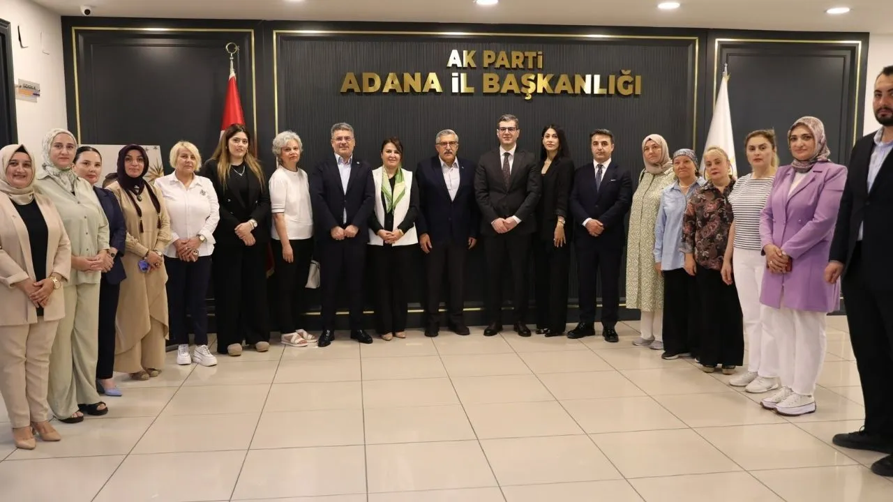 Faruk Aytek ve Hüseyin Yayman’dan AK Parti Adana İl Başkanlığına ziyaret