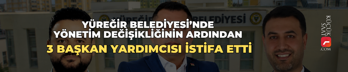 Yüreğir Belediyesi’nde yönetim değişikliğinin ardından 3 başkan yardımcısı istifa etti