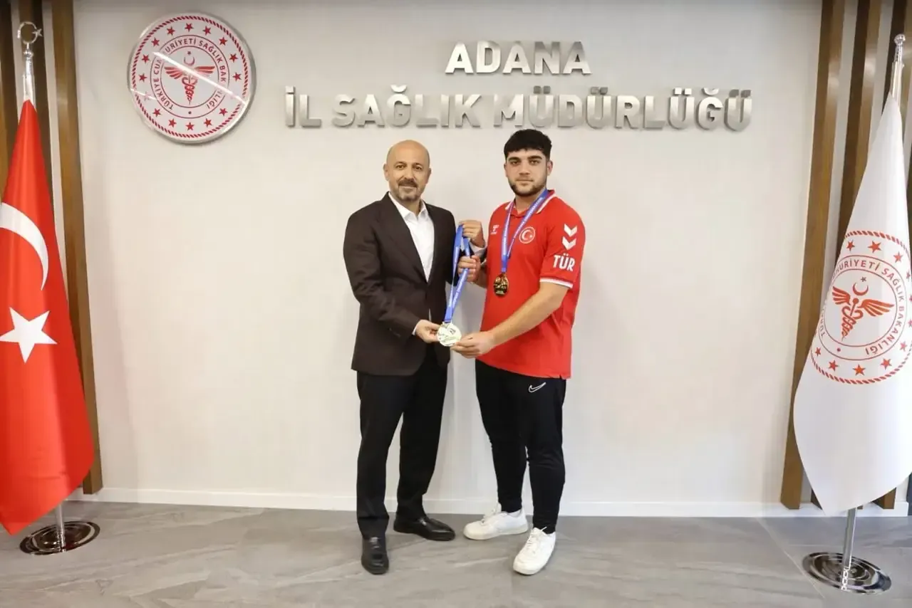 Avrupa Şampiyonu Egemen Ağca’dan Halil Nacar’a ziyaret