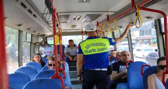 Adana’da toplu taşımada klima denetimleri sürüyor