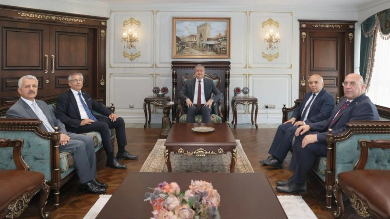 Adana Valisi Mustafa Yavuz, Millî Eğitim Bakanlığı heyetini ağırladı