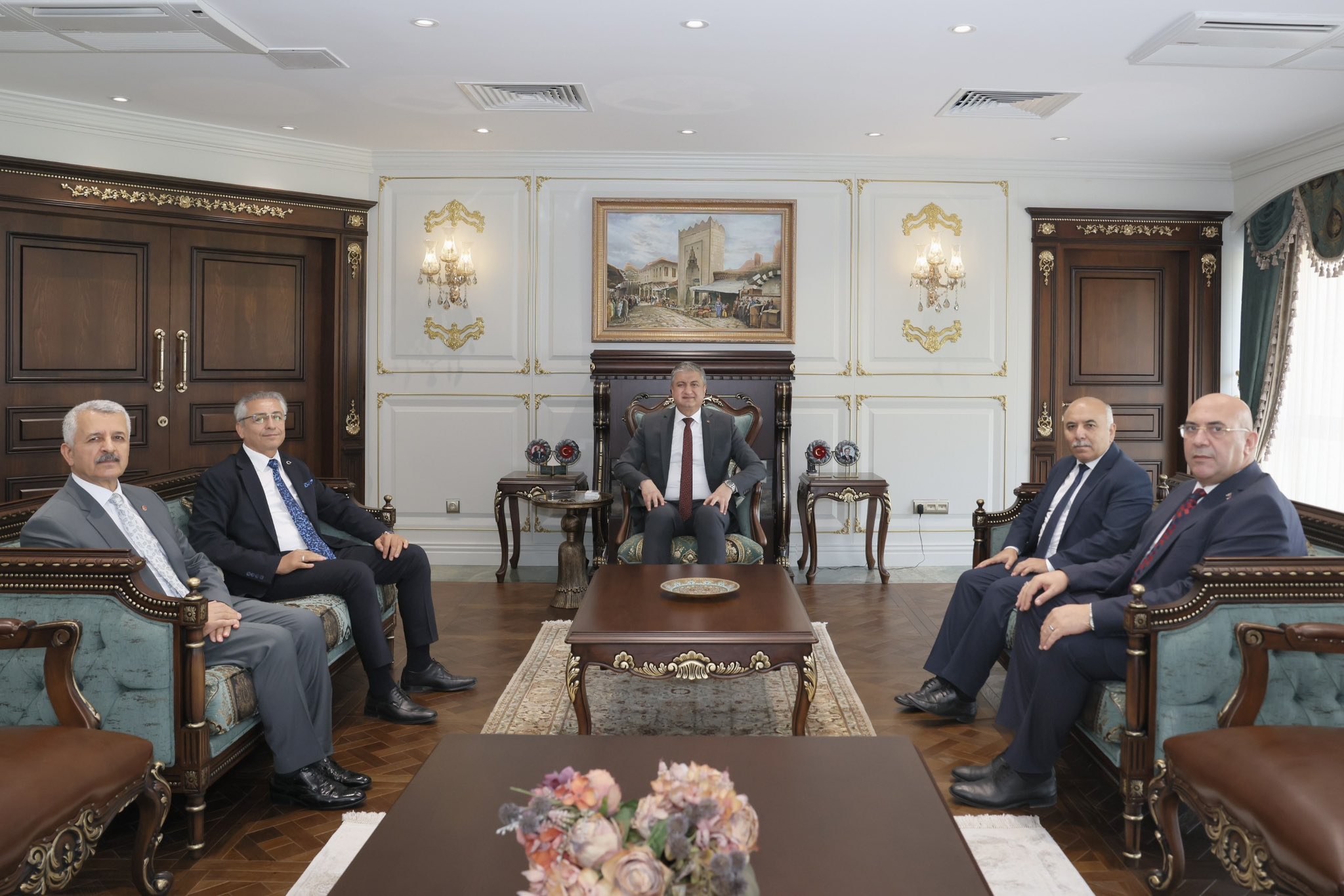 Vali Mustafa Yavuz, MEB heyetini ağırladı