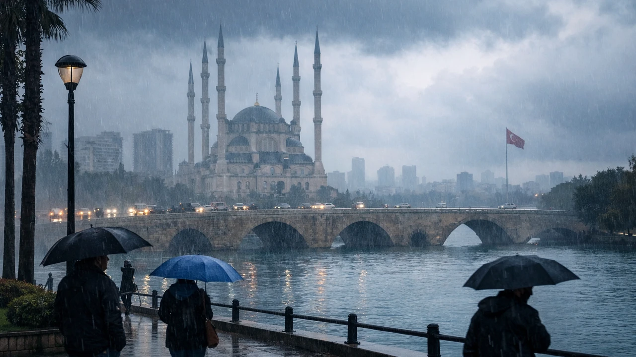 Adana’da 4 gün boyunca gök gürültülü sağanak bekleniyor