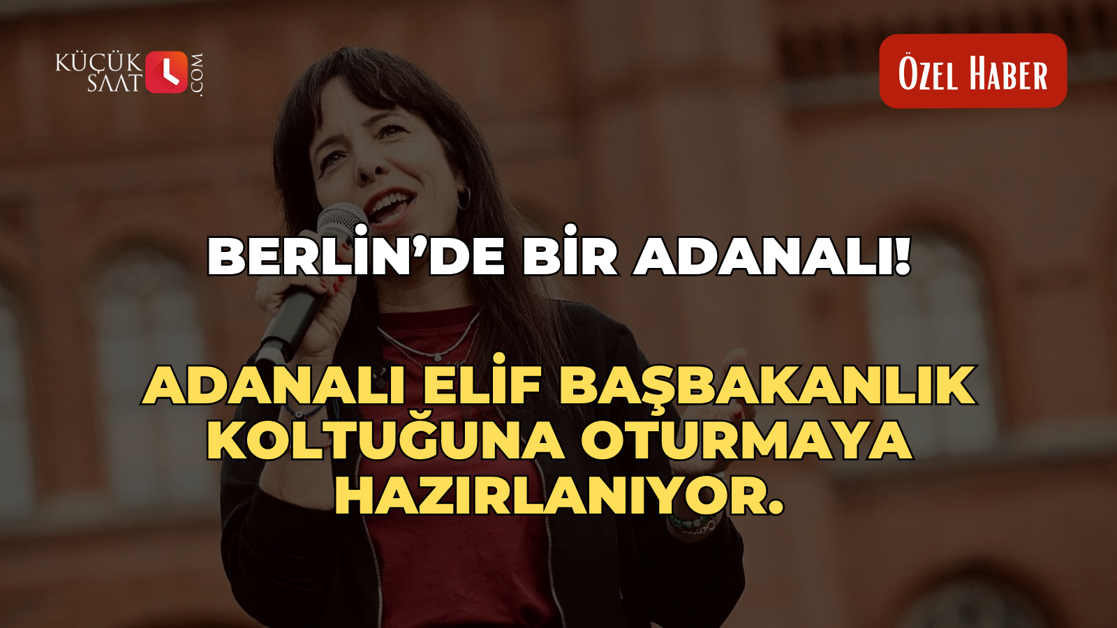 Berlin’de seçim zaferi! Adanalı Elif Eralp eyalet seçimlerini kazandı!