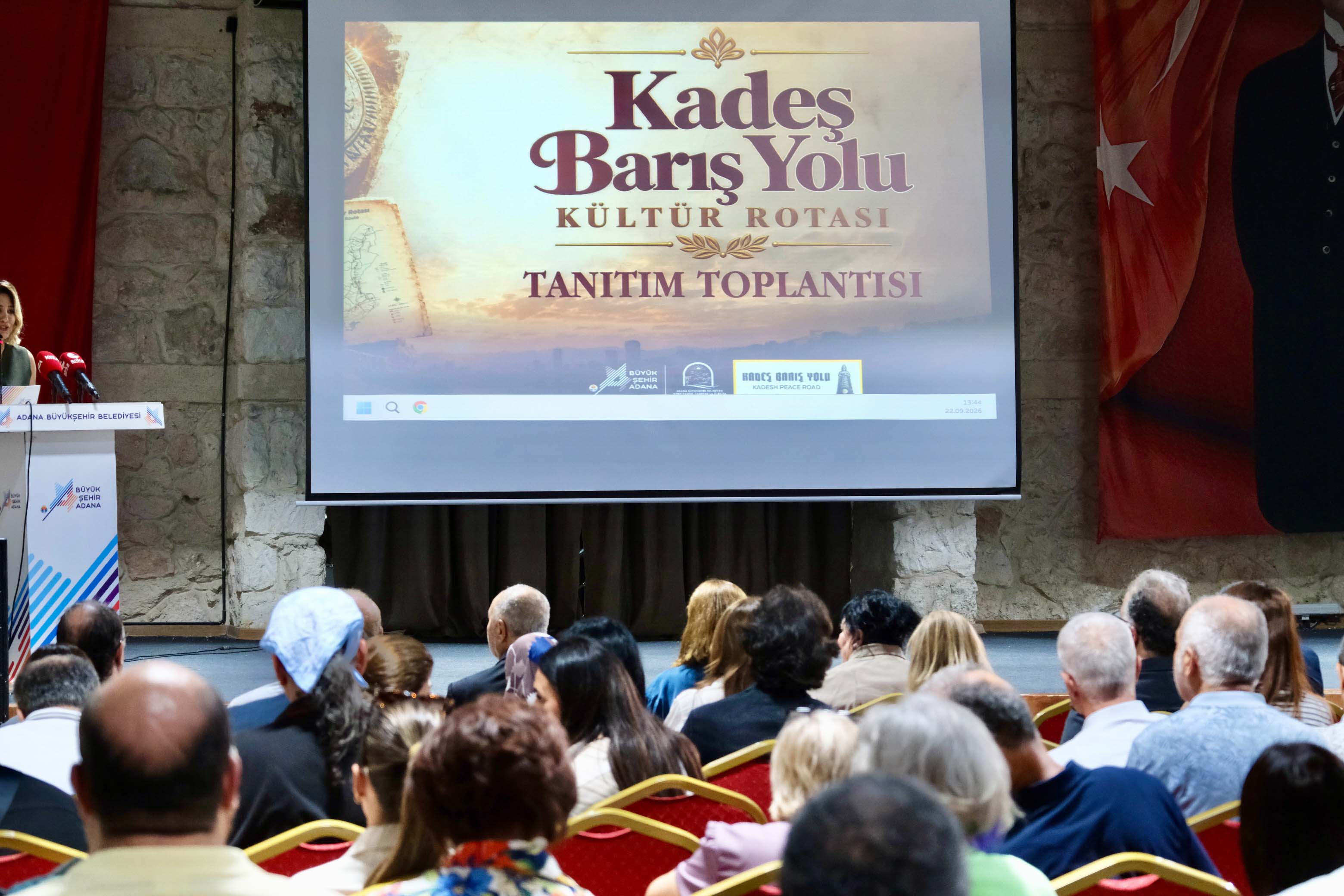 Adana’da Kadeş Barış Yolu Kültür Rotası tanıtıldı