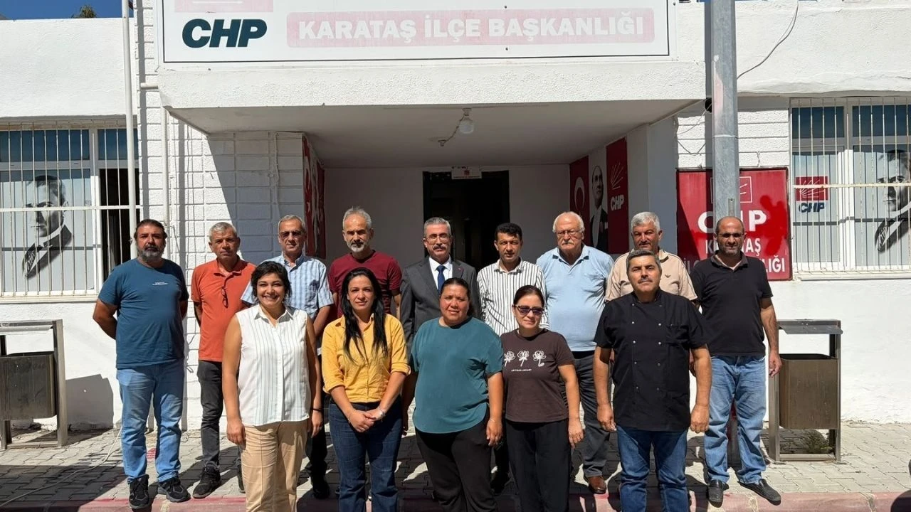 Karataş Belediye Başkanı'ndan CHP'nin yeni ilçe yönetimine ziyaret
