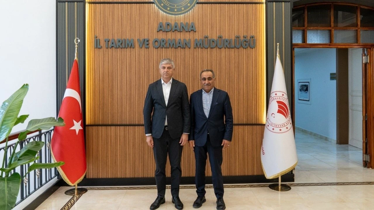 Seyhan Ziraat Odası Başkanı Özkan'dan İl Tarım Müdürü Bayazıt'a ziyaret