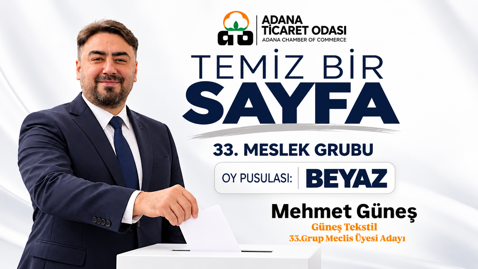 33. Meslek Grubunda gözler beyaz listede: Tekstilde seçim heyecanı yükseliyor