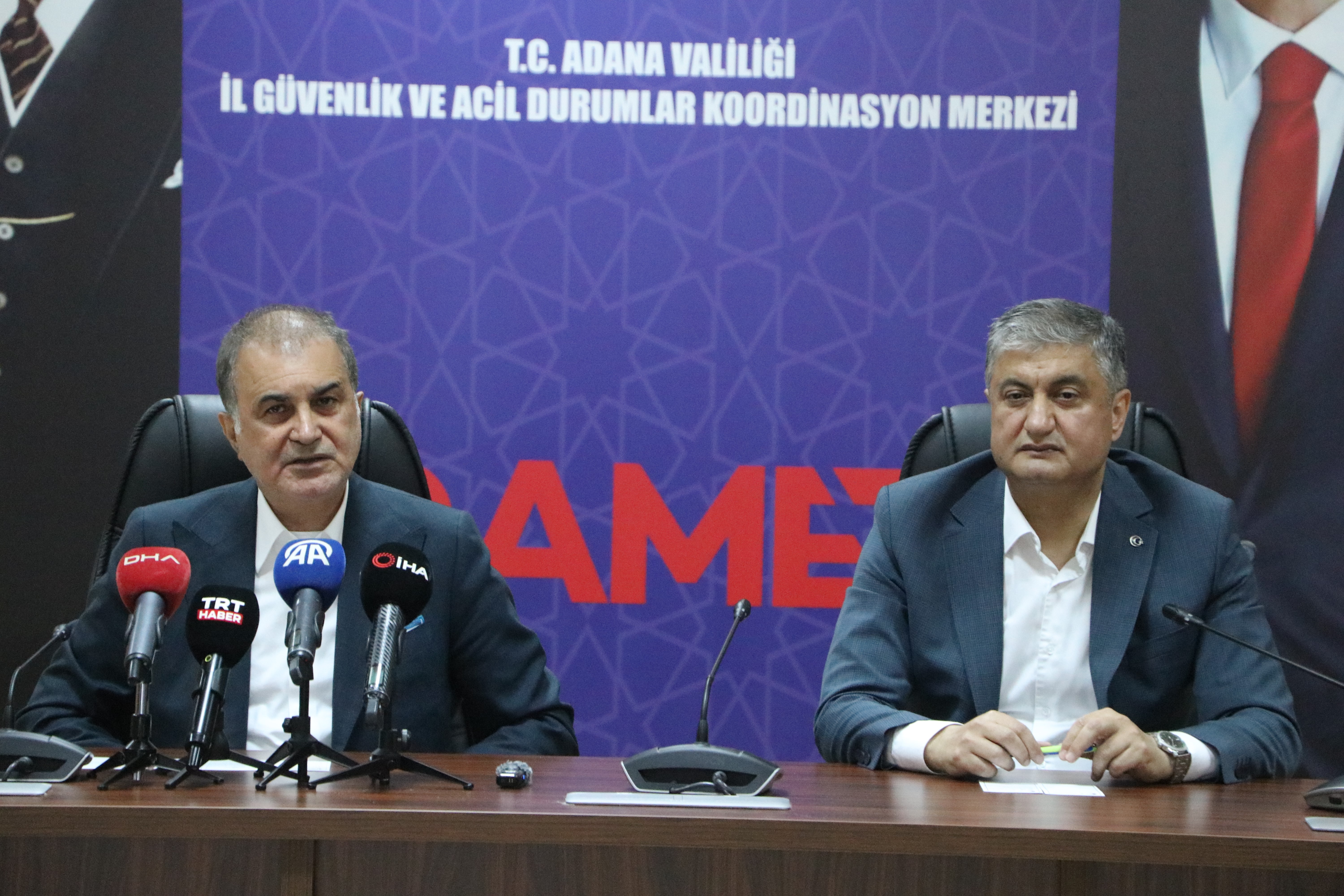 AK Parti Sözcüsü ve Adana Milletvekili Ömer Çelik: “Adana’da şu ana kadar olumsuz bir rapor yok”